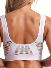 4 Pack Plus Size Sports Bra Set Solid Comfort Stretch Fitness Gym Bra 4pcs Set