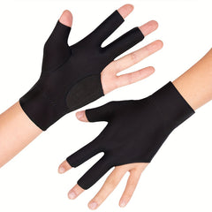 1PC Breathable Fingerless Billiards Gloves for Men and Women