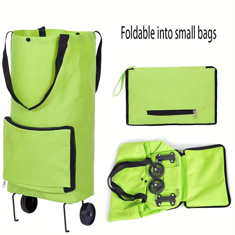 Portable Shopping Cart Bag with Wheels for Easy Shopping
