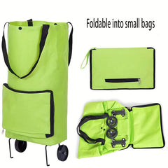 Portable Shopping Cart Bag with Wheels for Easy Shopping