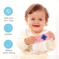TV Remote Control Shape Teething Toy Teether for Babies