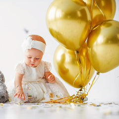 16pcs Latex Metal Balloons Wedding Birthday Party Decoration Supplies