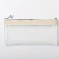 Frosted Pencil Case Transparent Large Capacity Stationery Bag