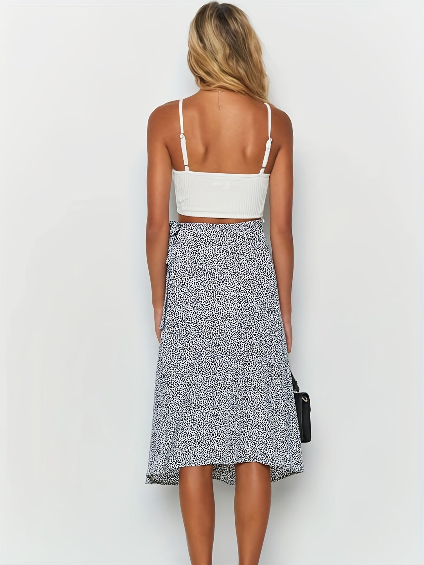 Printed Sarong Skirt High Waist Sexy Summer Slim Women's Clothing