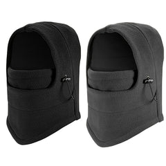 2pcs Winter Face Mask Balaclava Windproof Thermal Hat Outdoor Cycling Ski Hat
