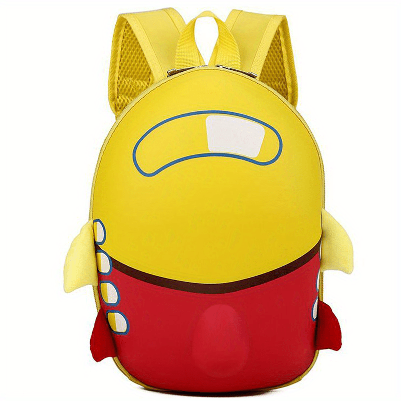 Kids 3D Airplane Backpack Large Capacity
