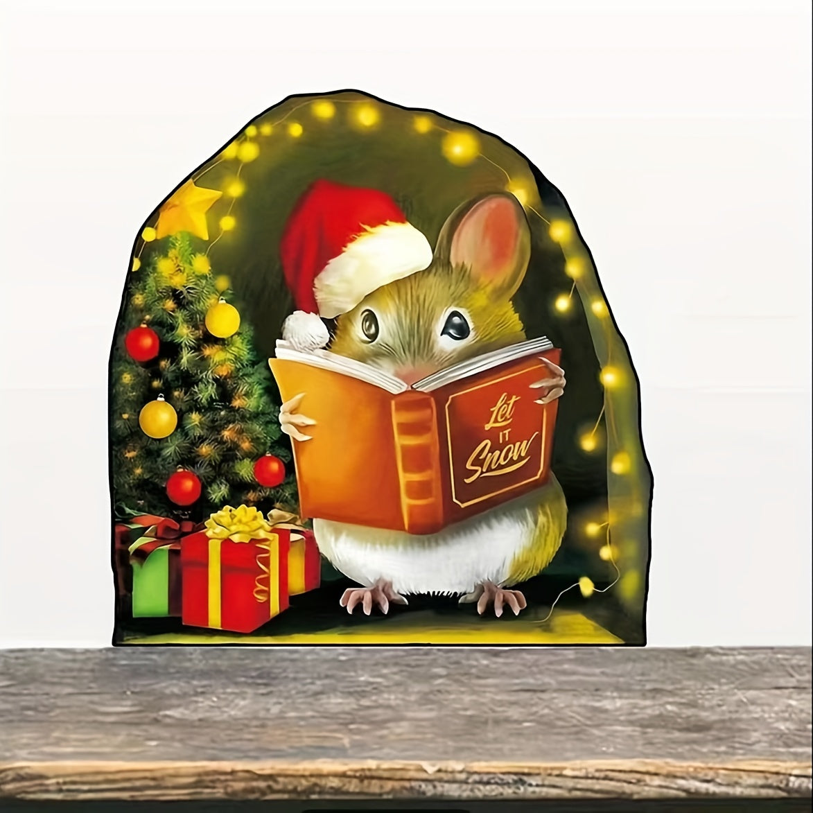 Cartoon Mouse Cave Bedroom Entrance Stair Home Wall Decoration