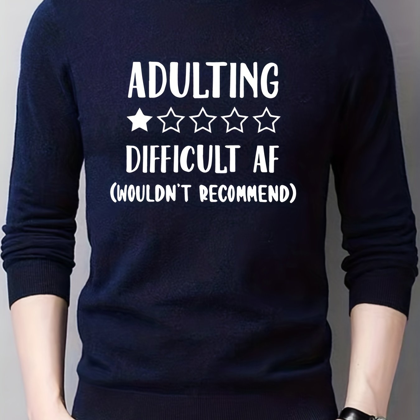 Men's Casual Warm Knitted Sweater for Fall Winter