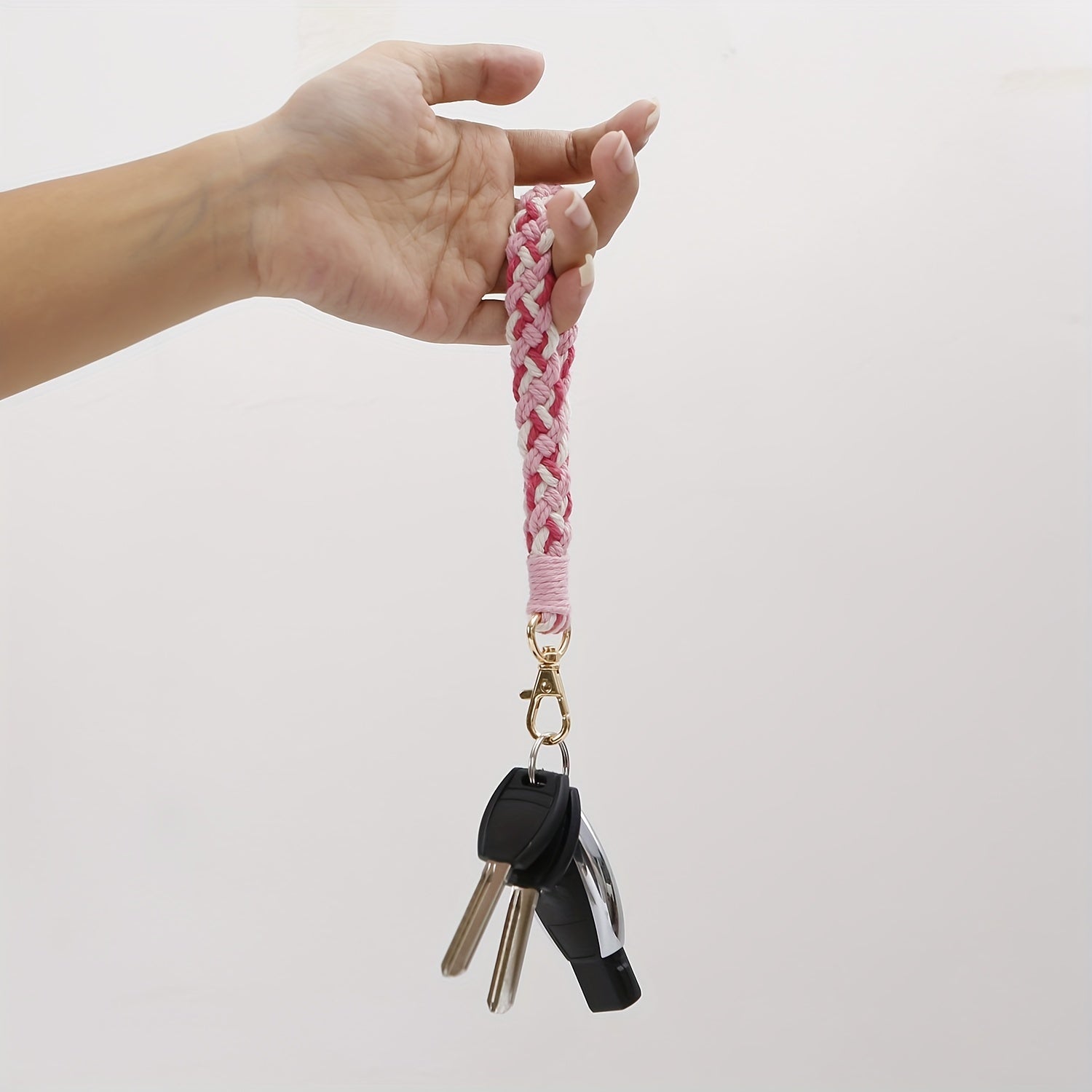 Yiflin Boho Keychain Wrist Lanyard For Keys