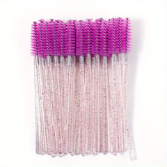 30pcs Crystal Mascara Wands Eyelash Extensions Makeup Applicators