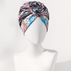 Compass Floral Turban Vintage Beanie Head Wrap Chemo Cap Bandana