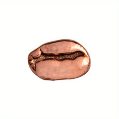 Vintage Coffee Bean Shape Brooch Button Clothes Shirt Collar Lapel Pin