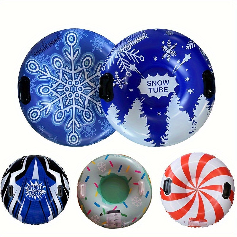 Winter Skiing Ring Waterproof PVC Snow Sled 35-43inch