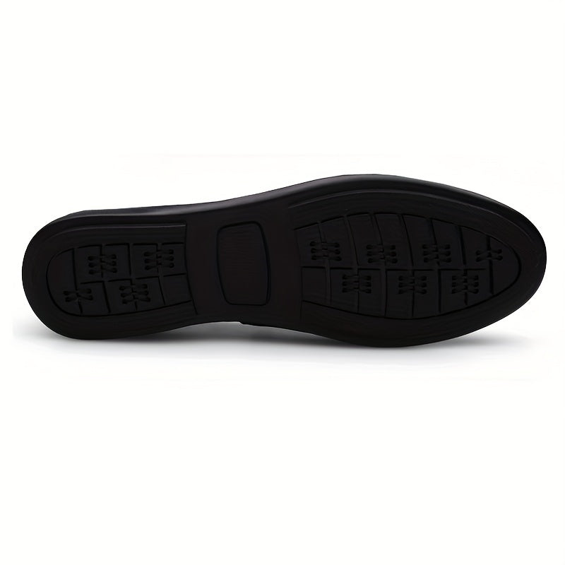 Men's Breathable No Tie Slip On Loafers Casual Outdoor Walking Shoes