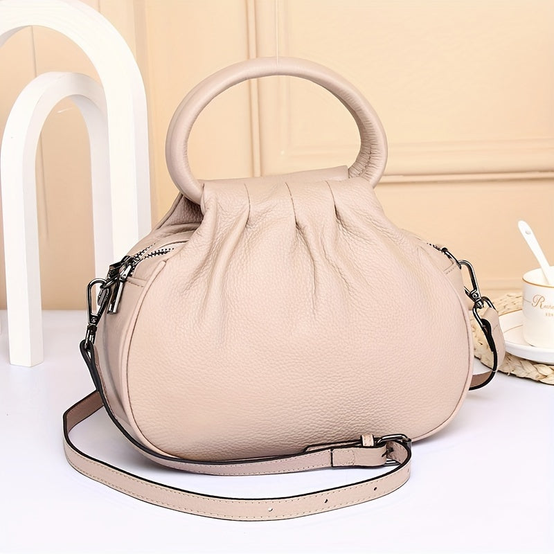 Women's Leather Handbag Deep Forest Green