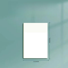 50pcs Transparent Sticky Note Stickers for Students, Stickable Bookmark Stickers