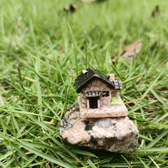 3pcs Love Sea Resin House Ornaments for Magical Fairy Garden