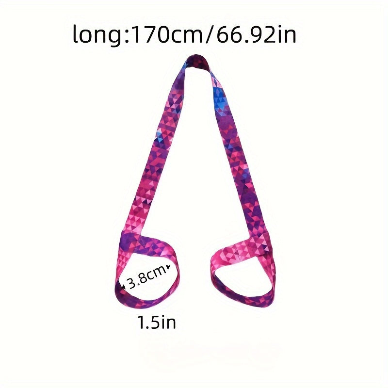 Elastic Yoga Mat Storage Strap Colorful Fitness Mat Binding Strap