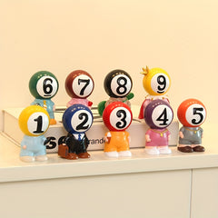 Small Billiard Figurine Billiard Decoration Ornament Home Decor