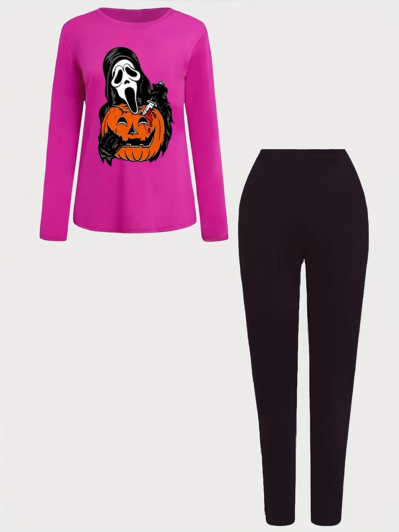 Halloween Casual Outfits 2 Piece Set