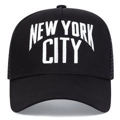 Men's YORK CITY Embroidered Mesh Baseball Cap Outdoor Sun Hat
