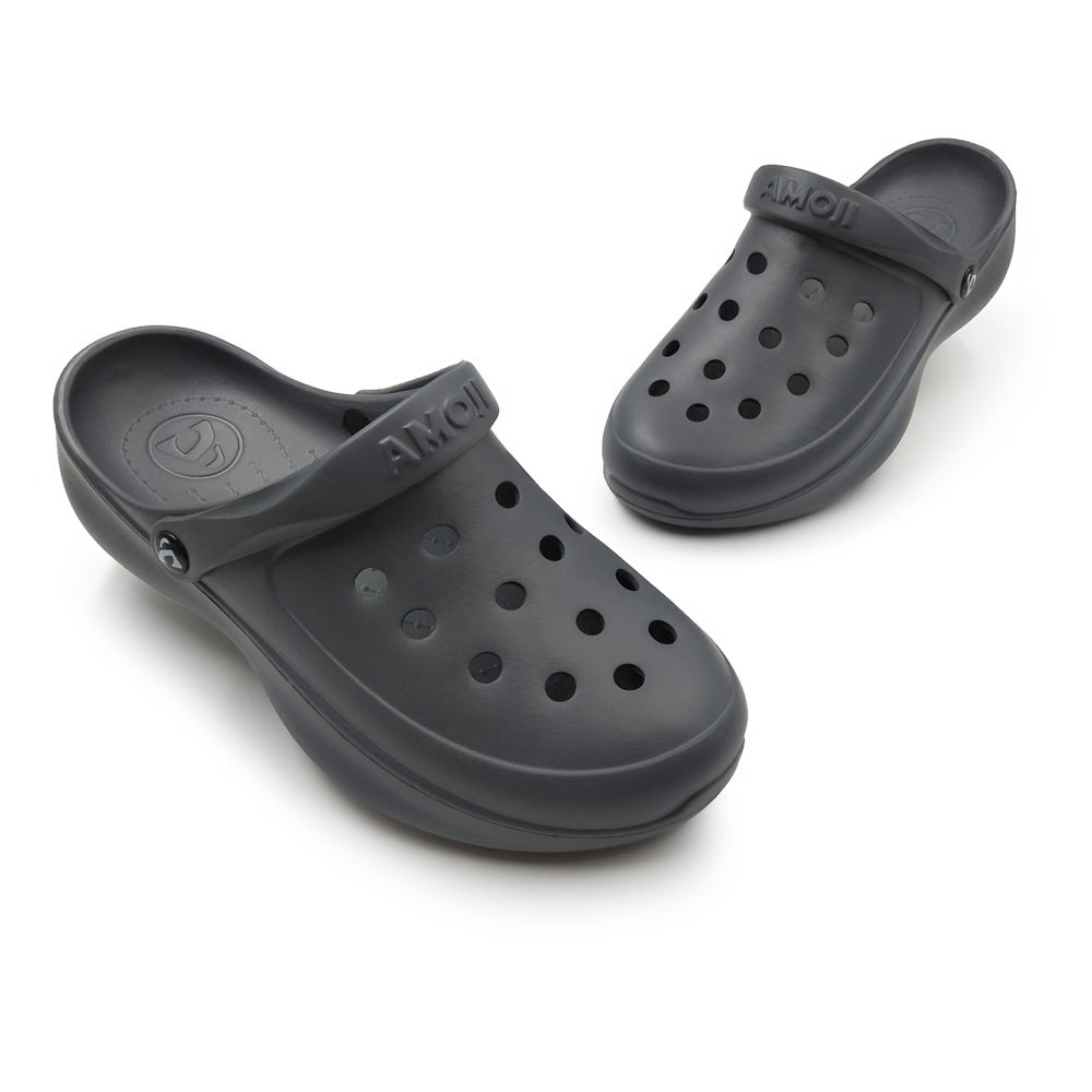 Men's Non Slip Clogs Garden Shoes Athletic Sandals Grey
