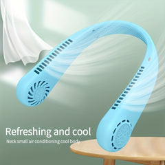 Portable Hanging Fan USB Charging No Blades No Mess