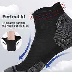 Breathable Compression Ankle Socks for Running