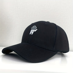 Unisex Sunshade Breathable Adjustable Baseball Cap With Embroidery