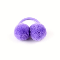40pcs Girls Plush Ball Hair Tie Ponytail Holders Scrunchies