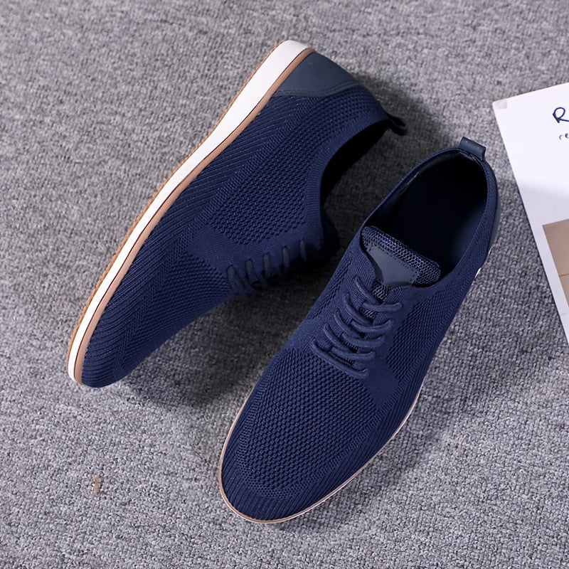 Men's Lace Up Knit Casual Shoes