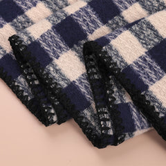 Art Print Check Scarf for Women - Winter Warm Scarves