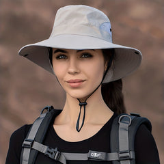 Foldable Sun Hat for Women with UV Protection and Ponytail Hole