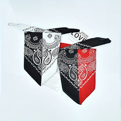Polyester Cashew Flower Square Scarf Dress Up Paisley Turban