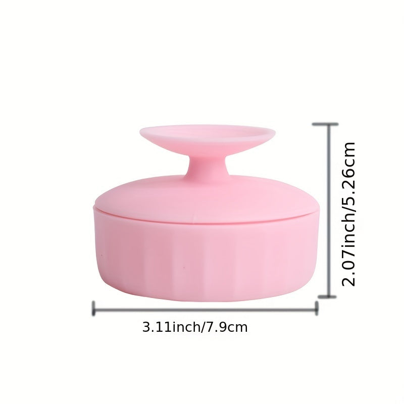 Silicone Brush Cleaning Storage Box Beauty Bracket Wet Dry Makeup Cleaner