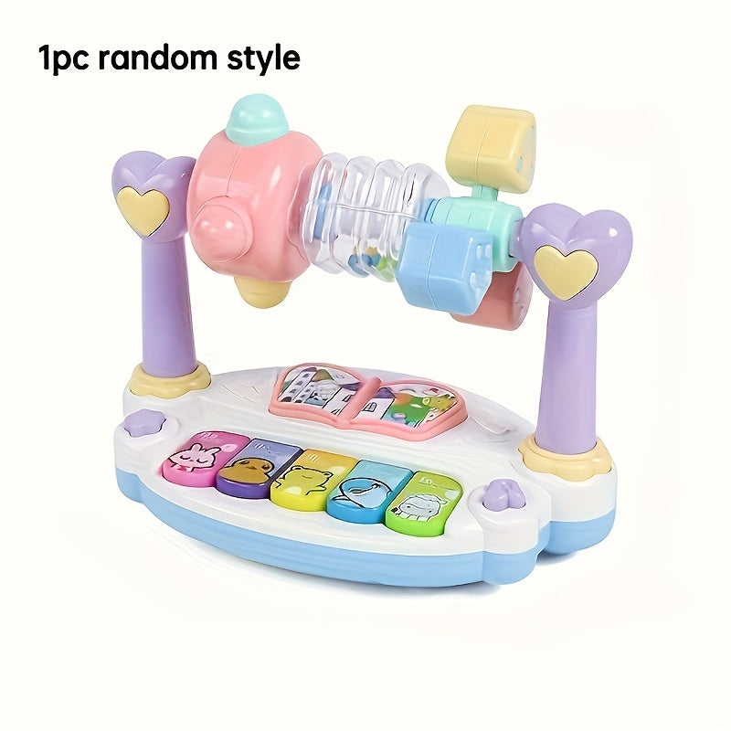 Puzzle Baby Piano with Rotating Music Function