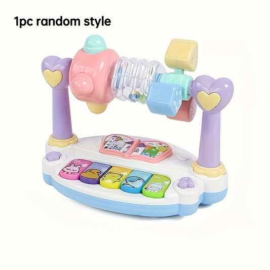 Puzzle Baby Piano with Rotating Music Function