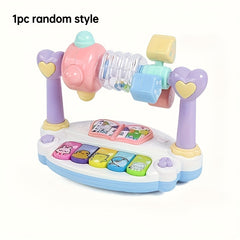Puzzle Baby Piano with Rotating Music Function