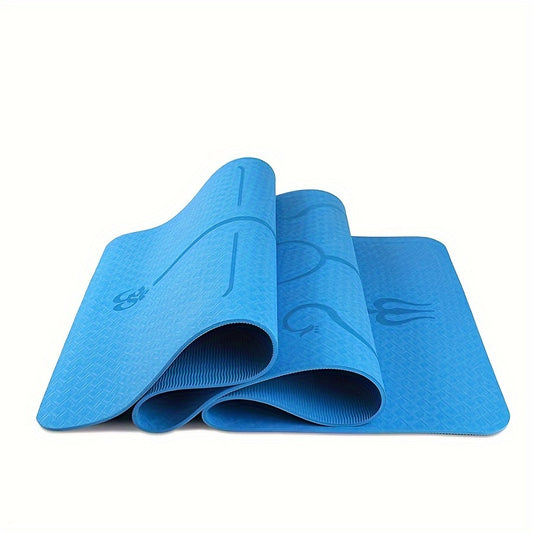 TPE Non-slip Yoga Mat for Fitness, Skipping Rope, Dance