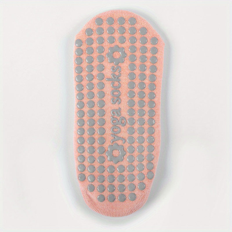 Cozy Non Slip Yoga Socks with Criss Cross for Women
