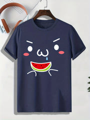 Men's Doodle Pattern T-shirt Active Tee