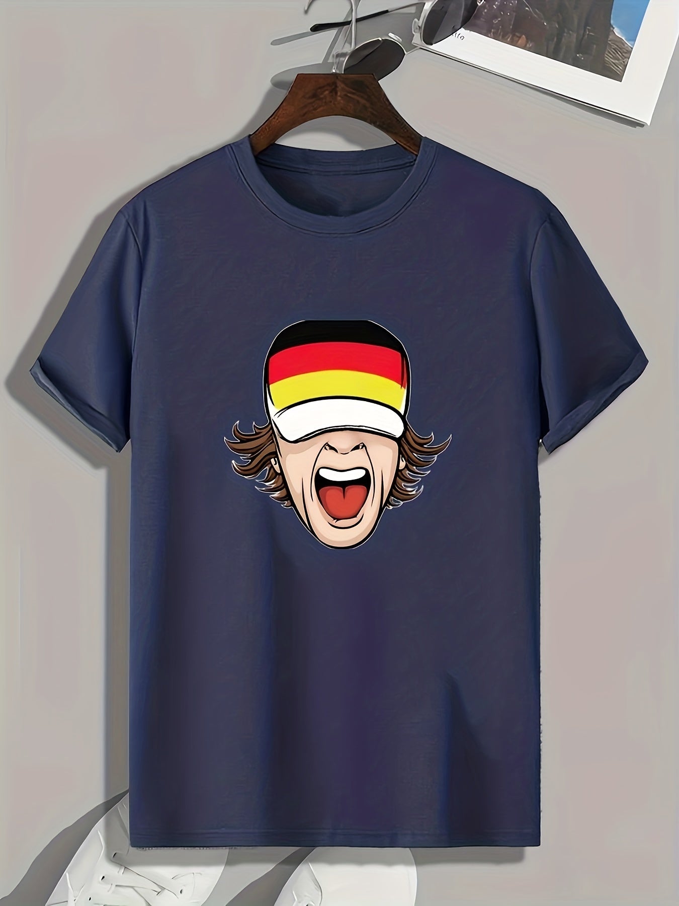 Germany Pattern Print Men's Sports T-shirt