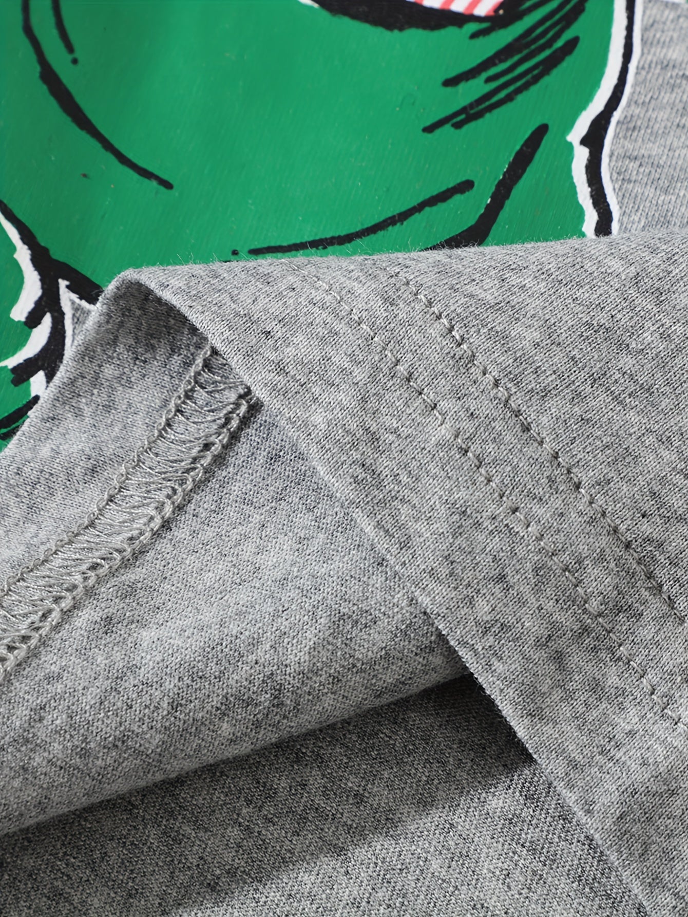 Dino & Bat Print Kid's Sweatshirt Cotton Pullover for Halloween