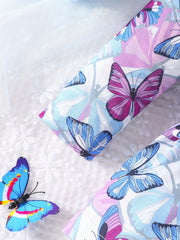 Baby Girls Butterfly Print Long Sleeve Dress