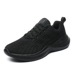 Women's Breathable Knitted Low Top Sneakers Lightweight Soft Sole Running Shoes