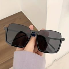 Large Square Sunglasses UV400 Sun Shades Glasses with Case