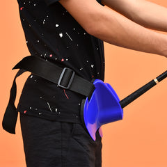 Adjustable Fishing Strap with Rod Holder for Hands-Free Fishing