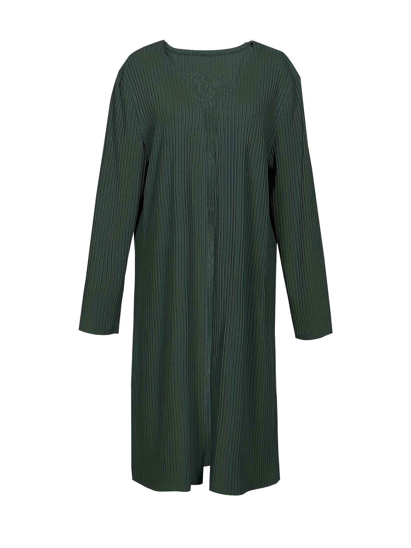 Ribbed Cardigan & Drawstring Pants Set