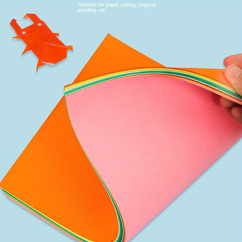 100 Sheets 10 Colors A4 Origami Paper Set