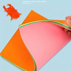 100 Sheets 10 Colors A4 Origami Paper Set
